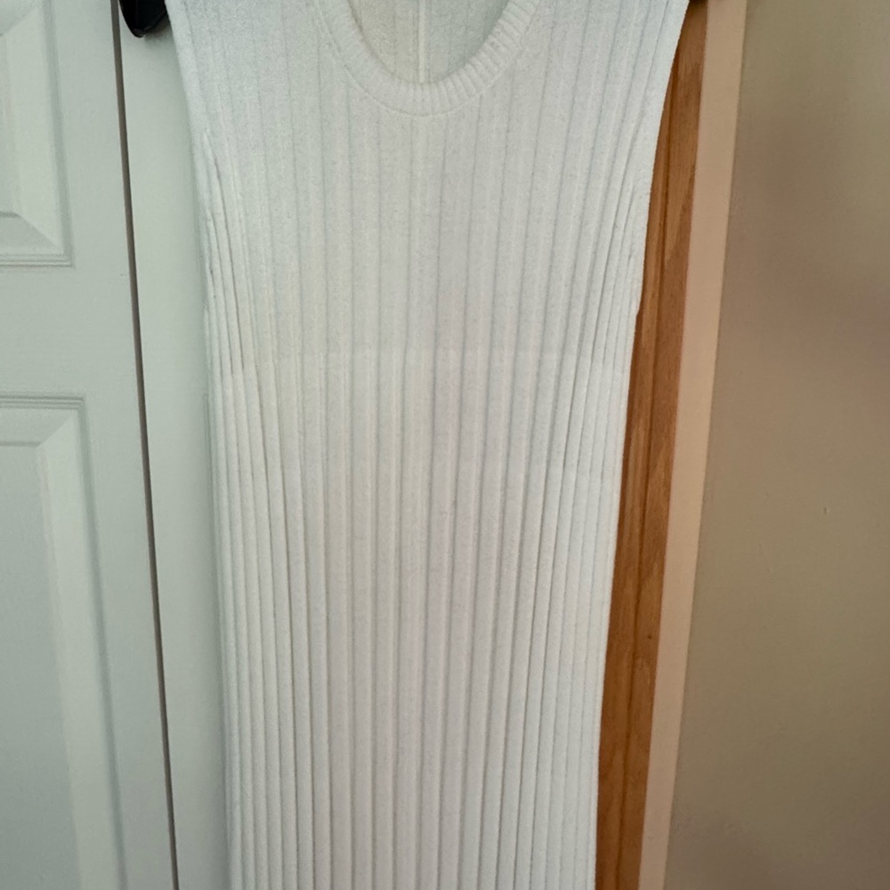 Joseph White Textured Knit dress